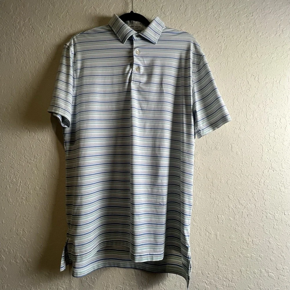 Peter Millar Summer Comfort Golf Shirt Polo Men L‎ Performance Tradition Club